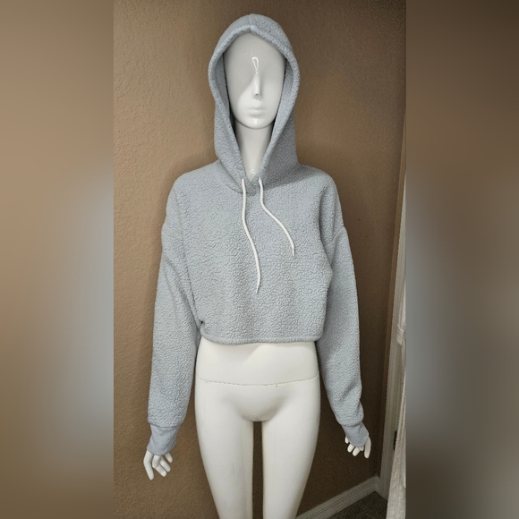 Gilly Hicks Cropped Pullover Hoodie - Picture 4 of 7